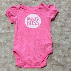 The Children's Place Pink Bodysuit - Daddy's Boss